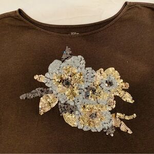 Ann Taylor LOFT Sequined Top